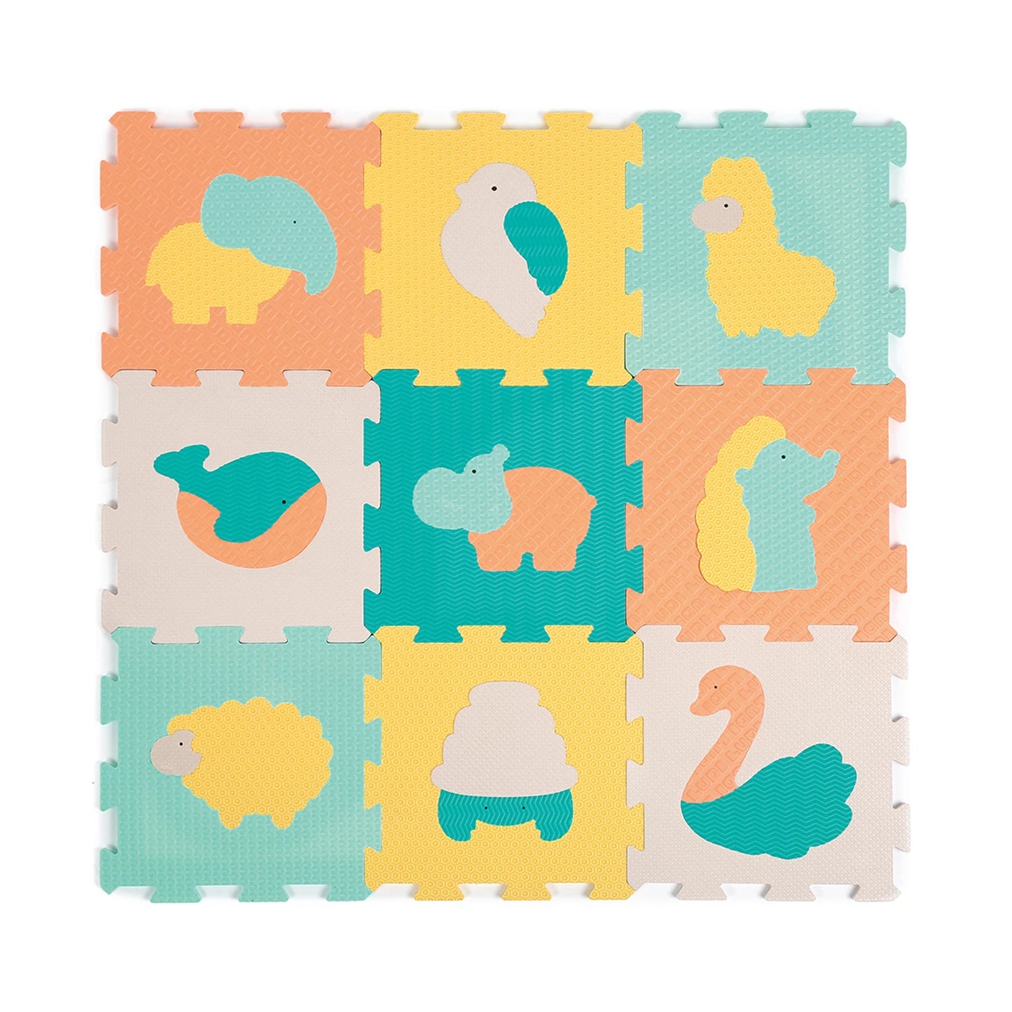 LUDI - SCHAUMSTOFFMATTE TIERE TOUCH PASTEL - F/D/D/I