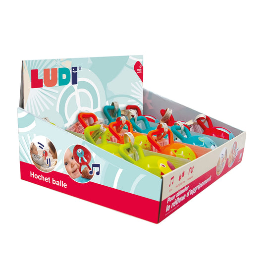 LUDI - HOChet BALLE ASSORTIS (PRÉSENTOIR 12 PCES) - F/D/D/I
