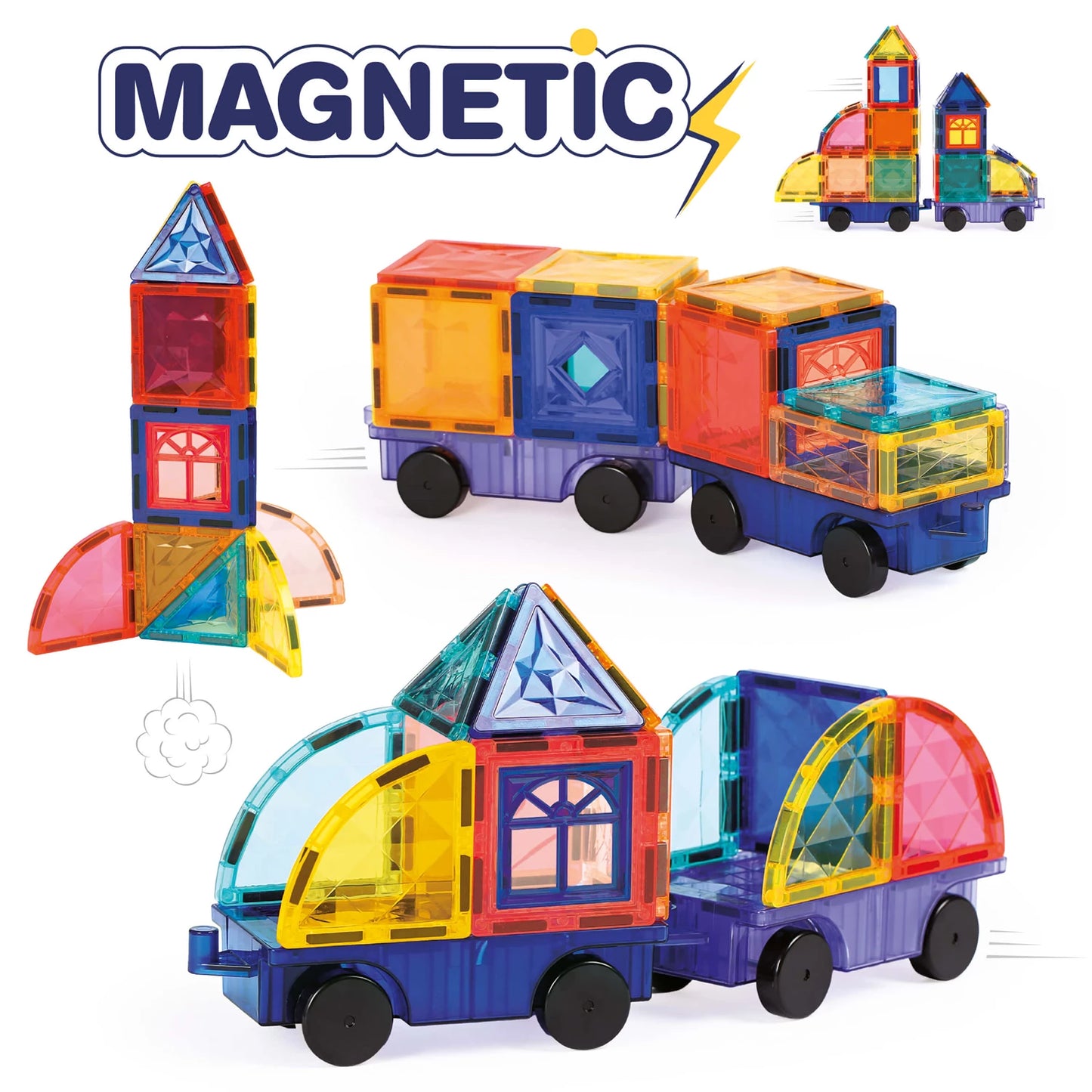 LUDI - MAGNETISCHE FAHRZEUGE MAGNETBOXEN - F/D/D/I