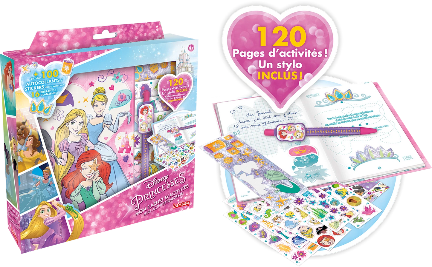 PRINCIPESSE MON CARNET D'ACTIVITES (FR-NL)