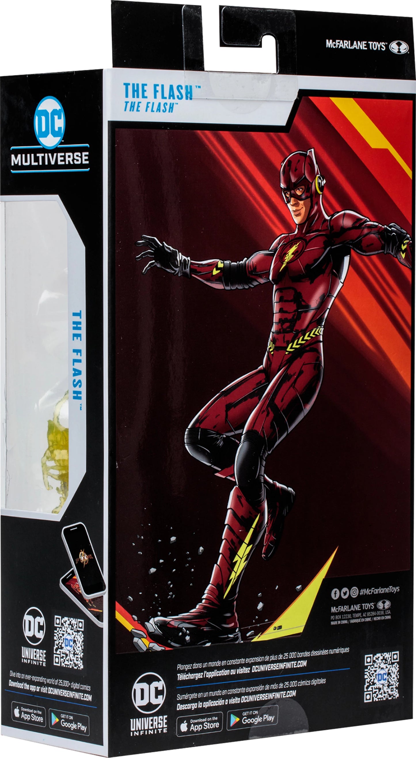 DC THE FLASH MOVIE - FLASH (BATMAN-KOSTÜM) 18CM