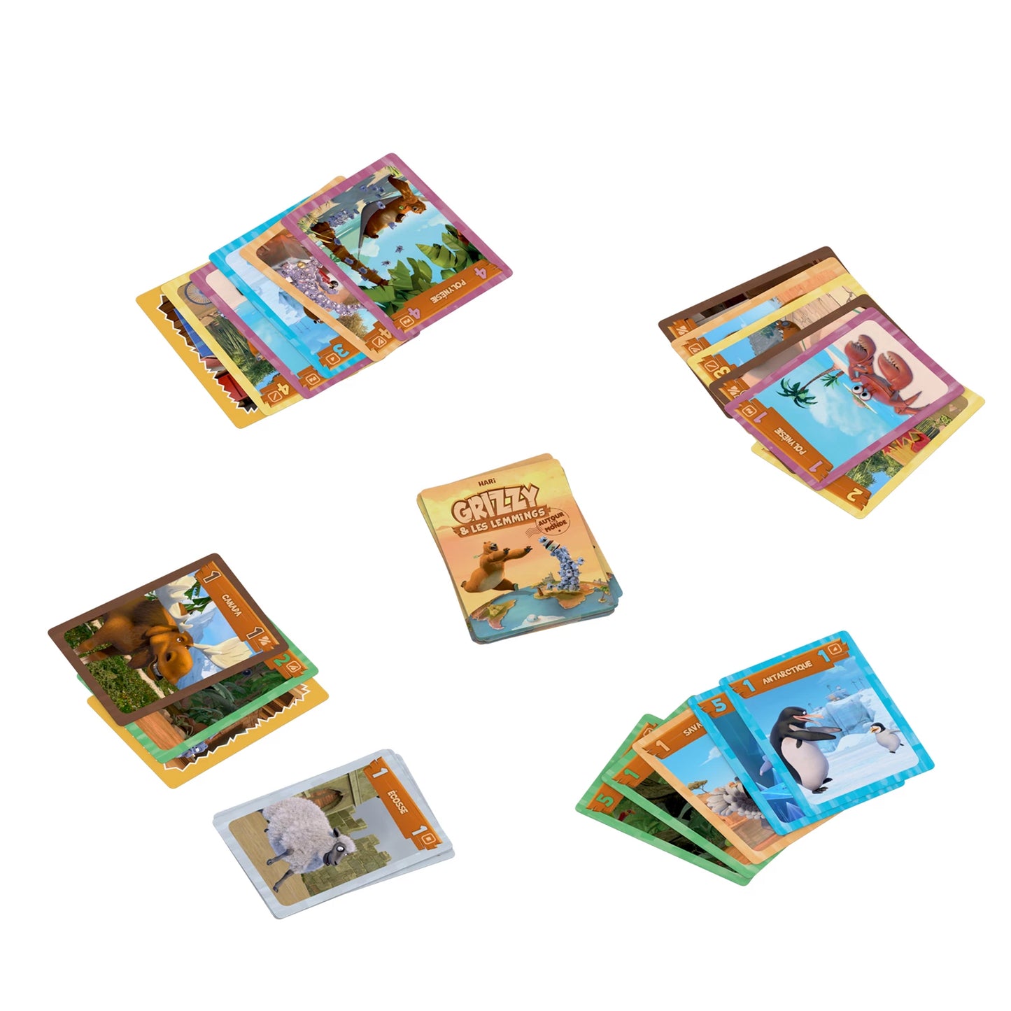 DEBACLE JEUX - GRIZZY & DIE LEMMINGE FAMILIENKARTENSPIEL (FR) - F