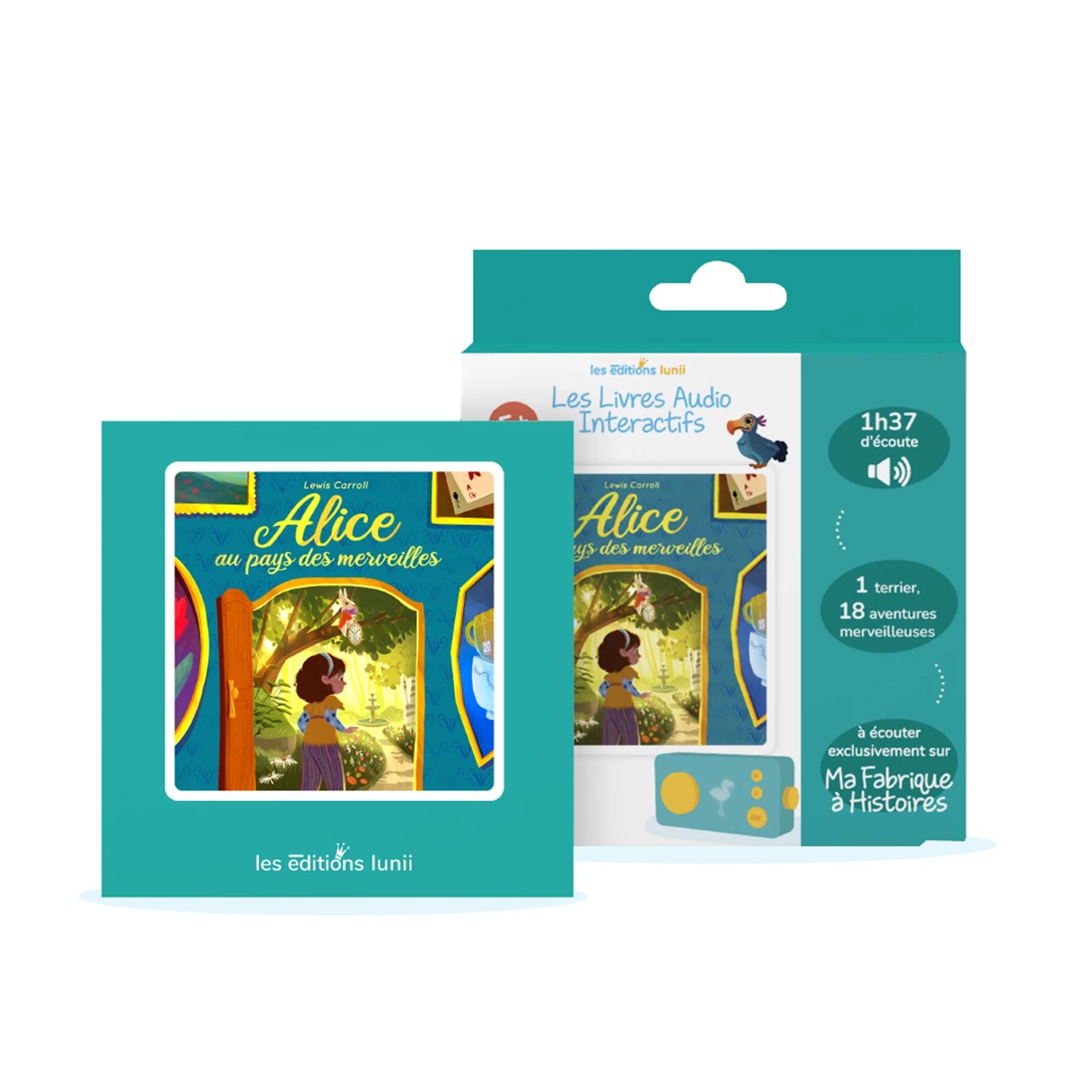 INTERAKTIVES HÖRBUCH ALBUM LUNII ALICE IM WUNDERLAND (