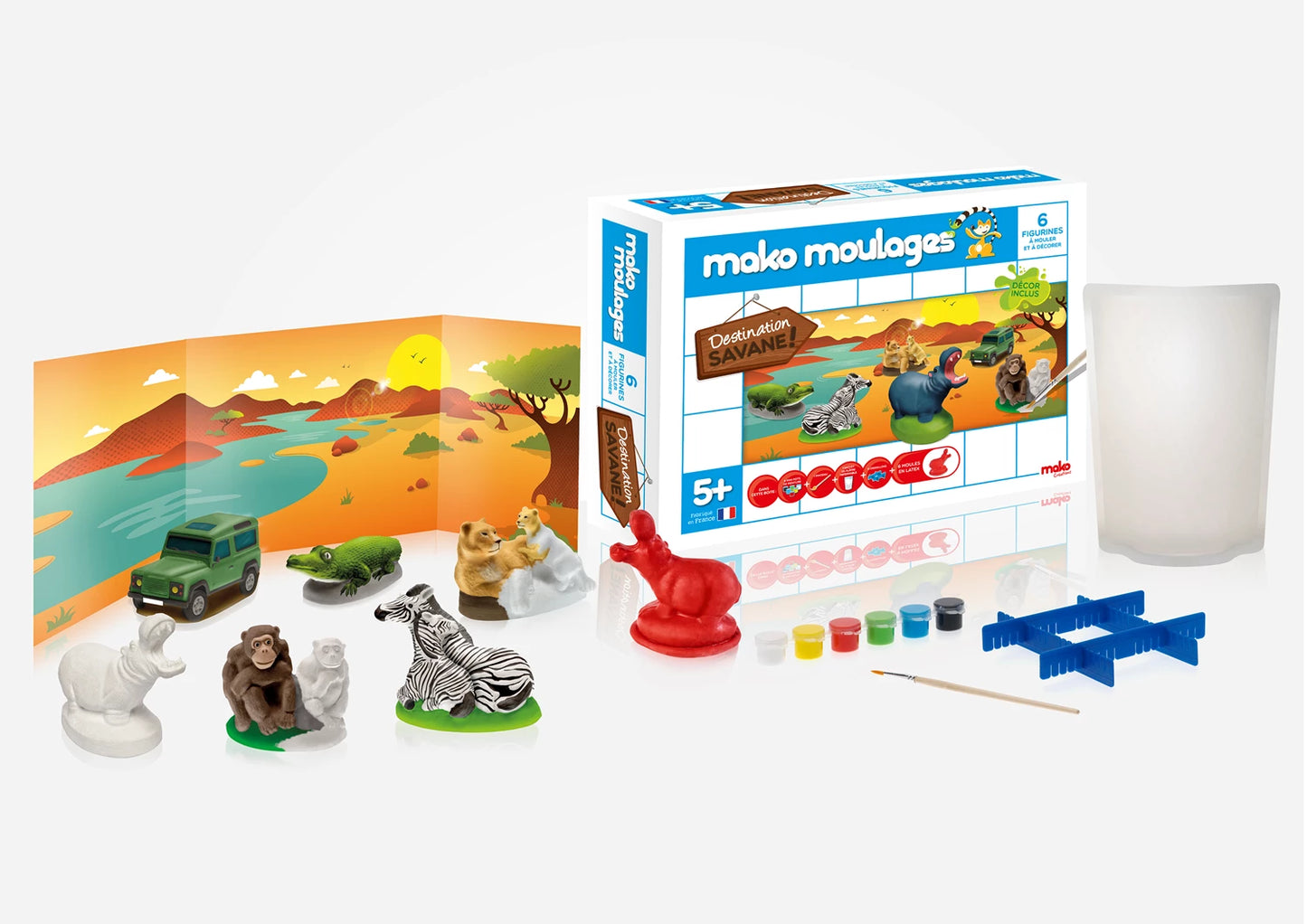 MAKO COFFRET DESTINAZIONE SAVANE 6 MOULES (FR)