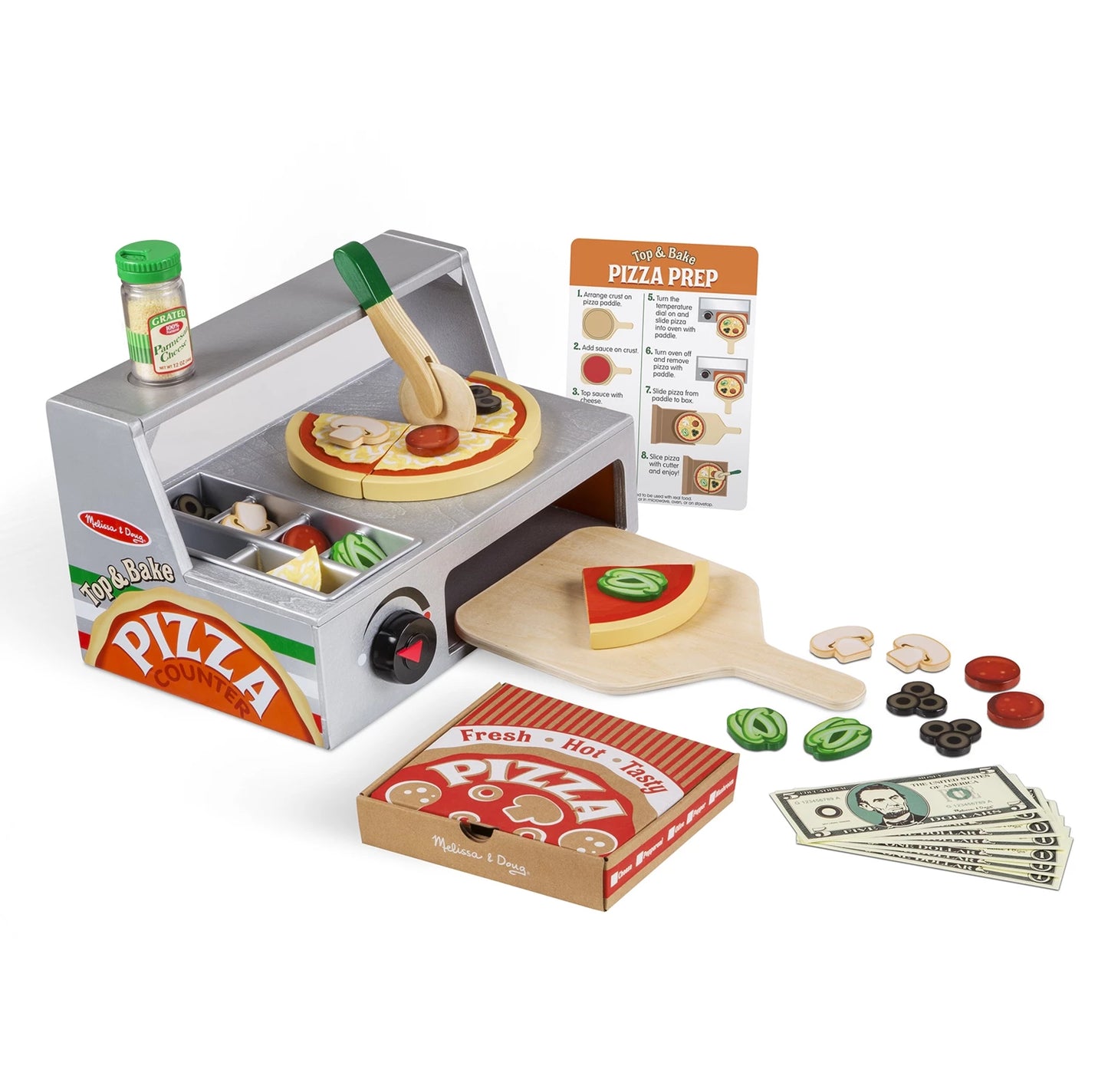 SET QUATRE UNE PIZZA (FR-DE-EN-ES)