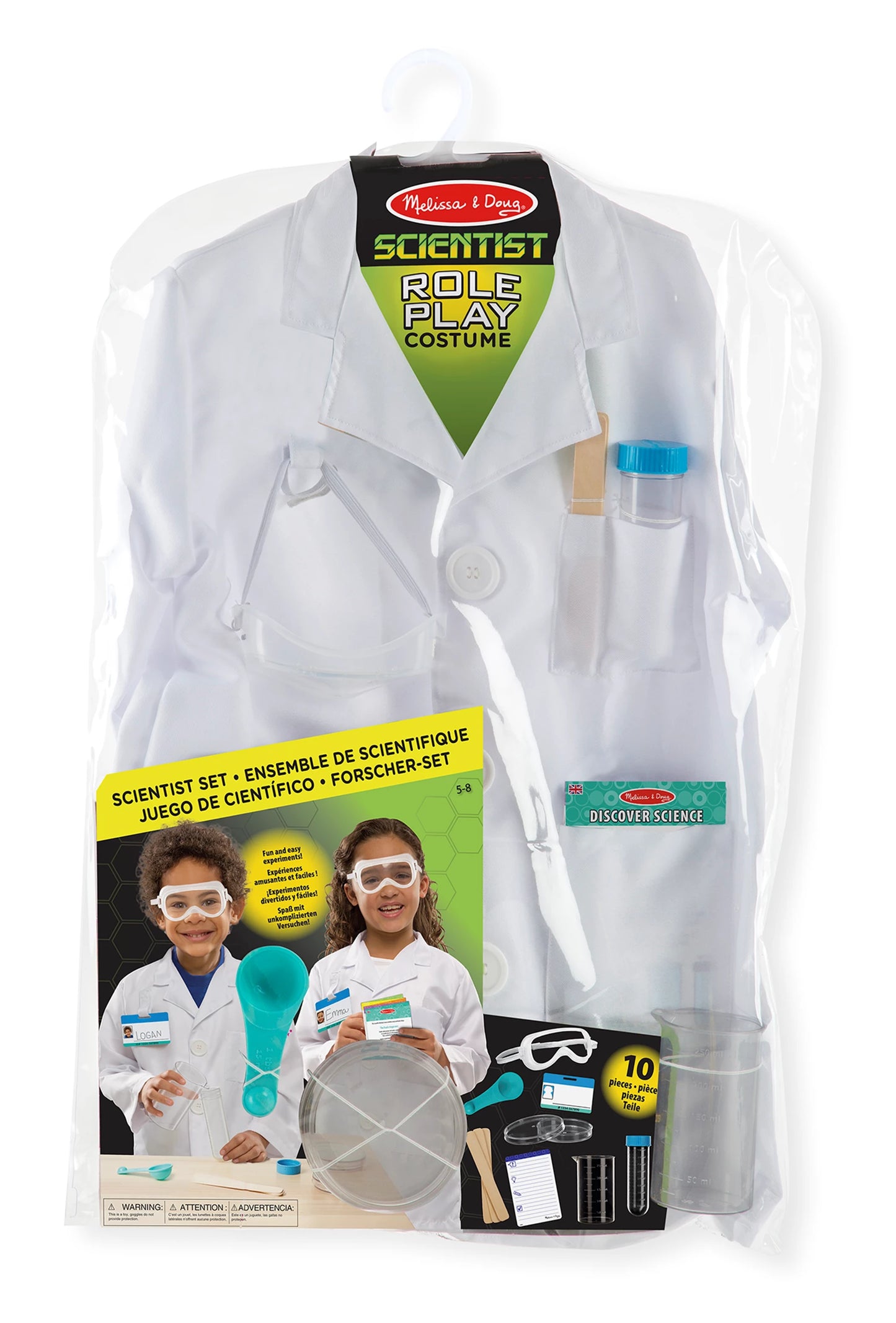 COSTUME DA SCIENZIATO PER BAMBINI (FR-DE-EN-ES)