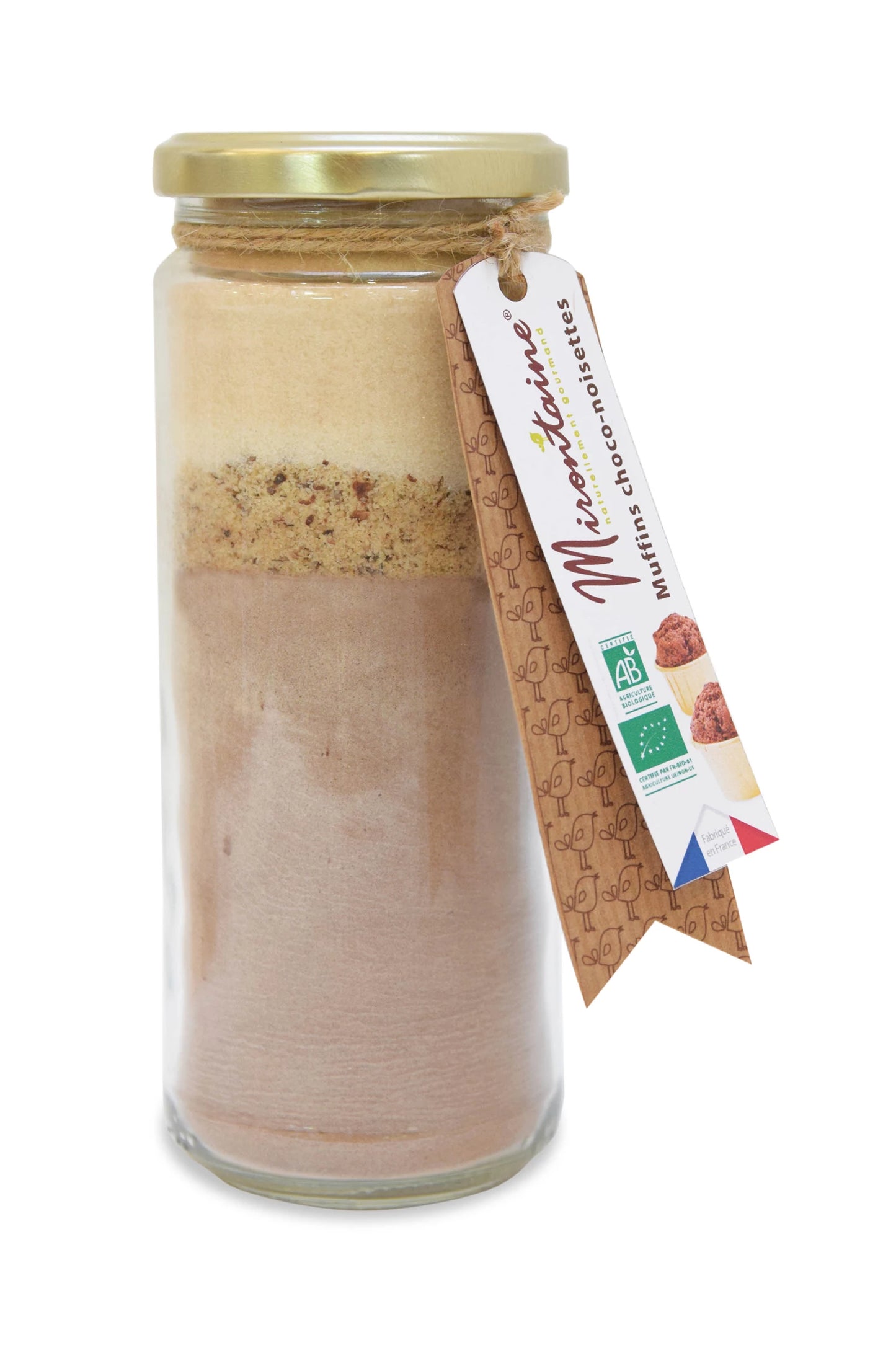 GLAS GEMISCHTE MUFFINS SCHOKO-HASELNUSS 340G