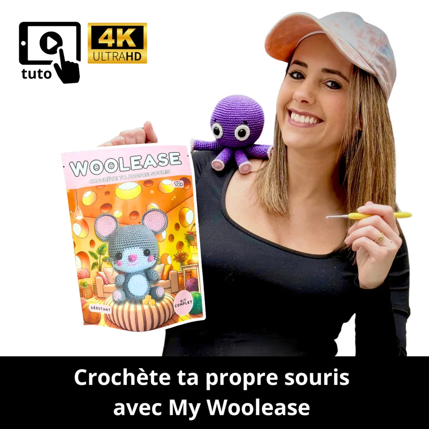 MYWOOLEASE HÄKELSET SOPHIE LA SOURIS