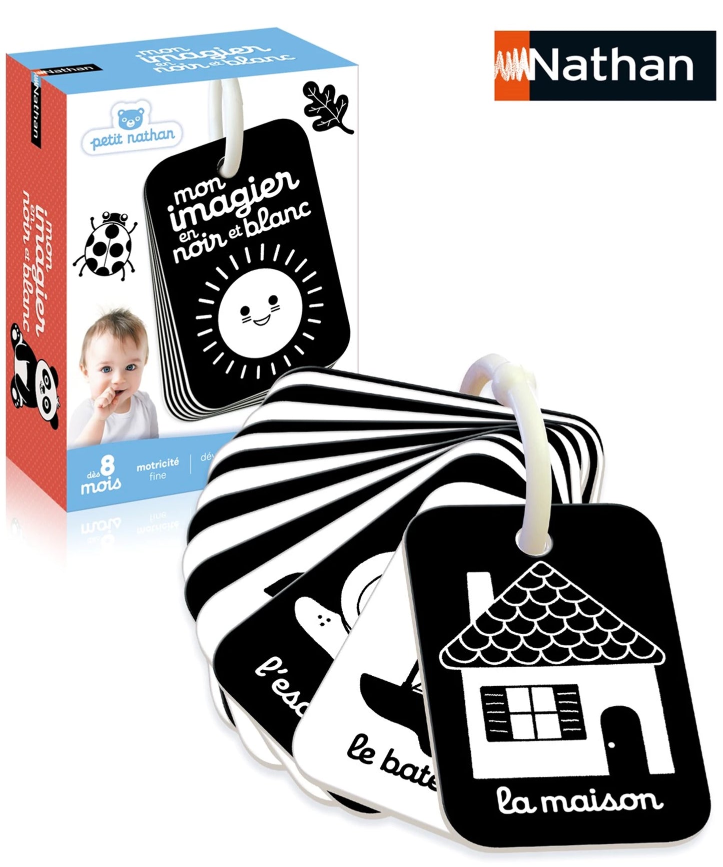 NATHAN - PETIT NATHAN MEIN ERSTES BILDBUCH SCHWARZ & WEISS (FR) - F