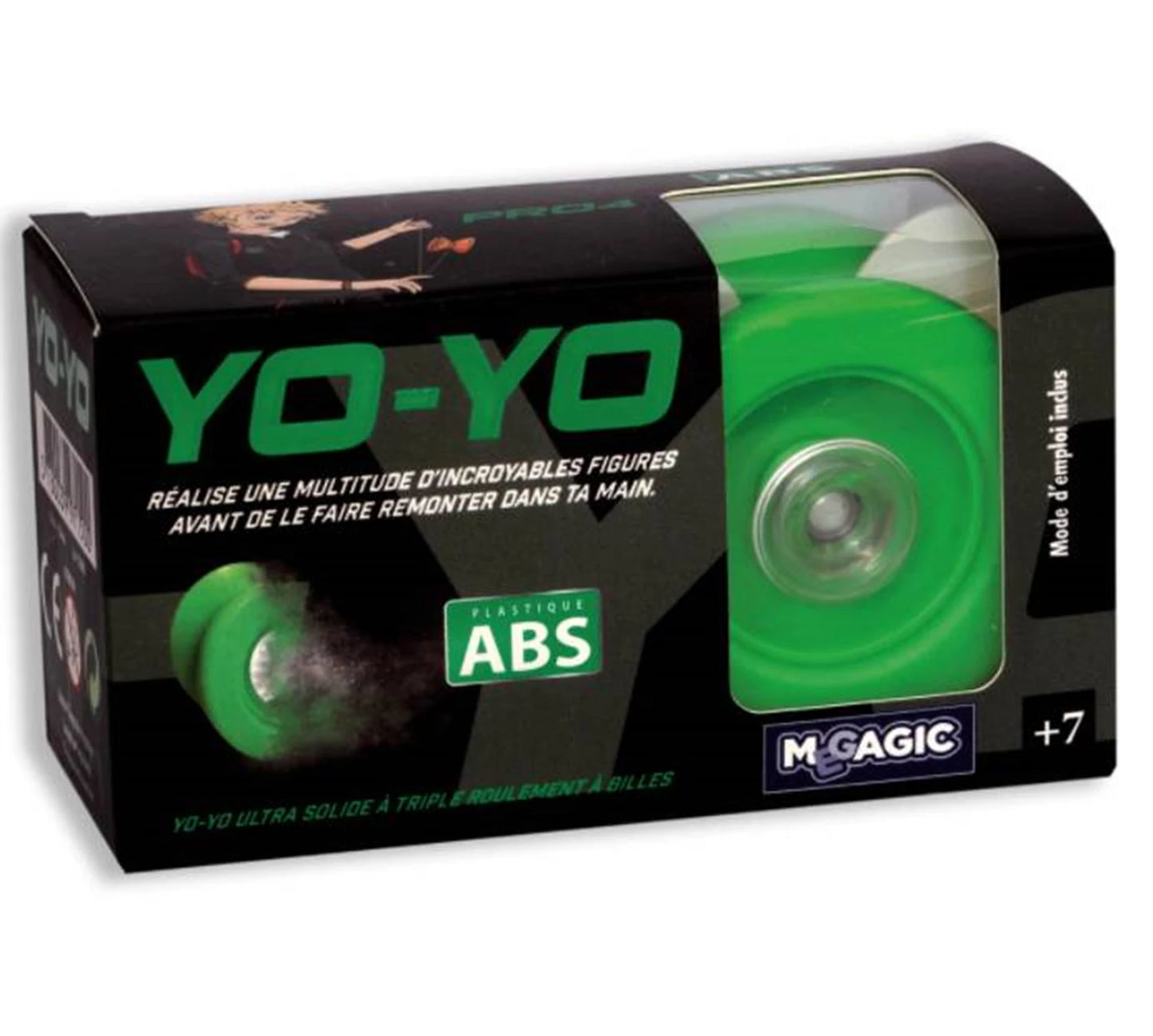 YOYO PRO DREIFACH-KUGELLAGER AUS KUNSTSTOFF (GRÜN)