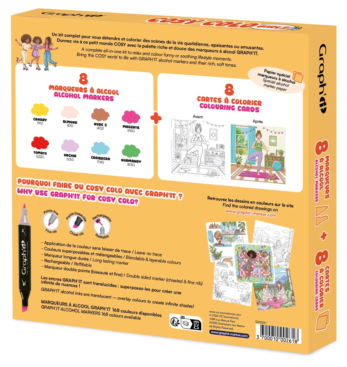 GRAPH'IT - GRAPH'IT COZY TIME GIRLZ MALSET - F/D/D/I