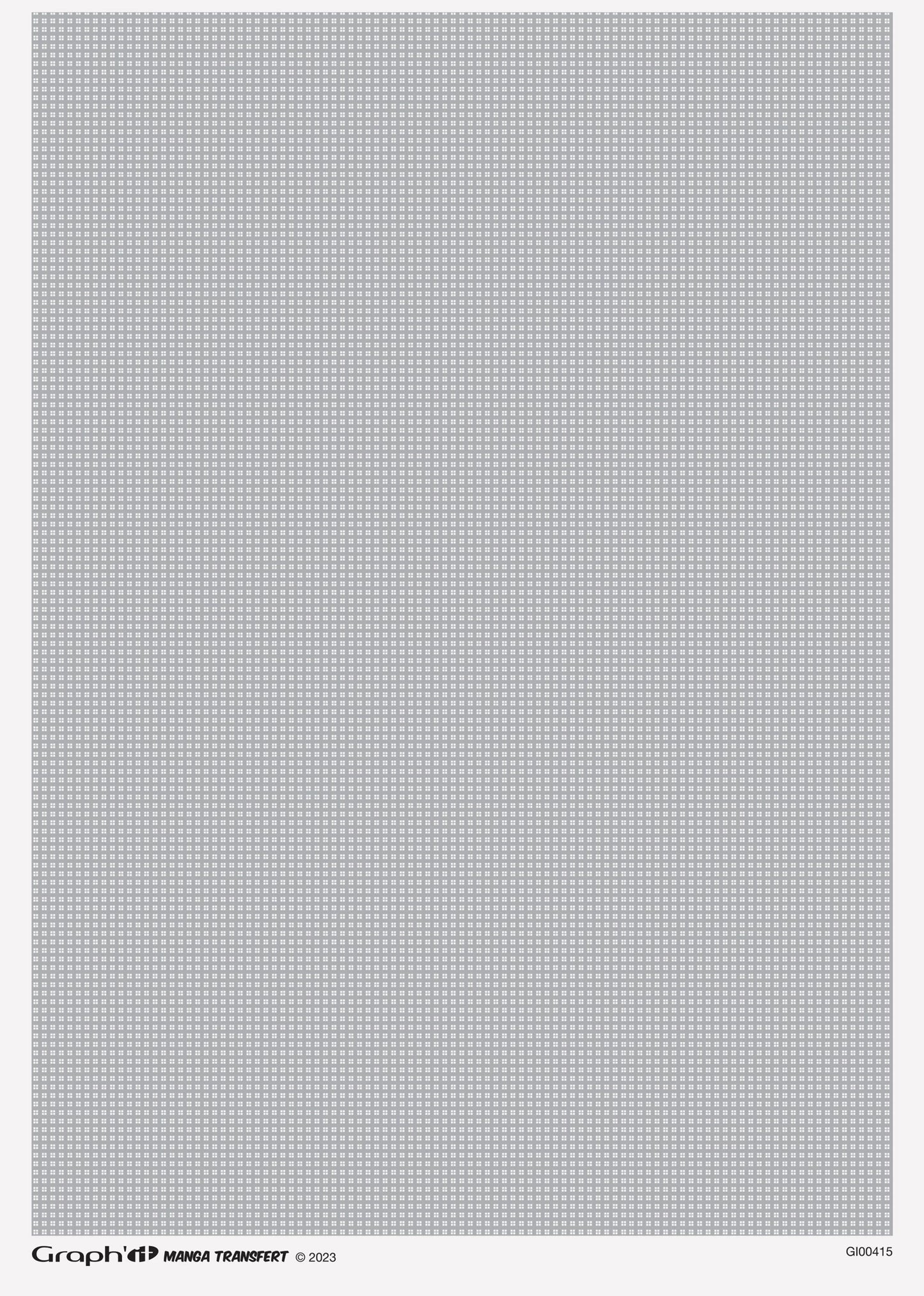 GRAPH'IT TRAME TRANSFER MANGA TARTAN A4