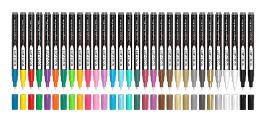 TOOLI SET DE CRAYONS ACRYLIQUES ESSENTIEL 30 PIÈCES EF 07MM