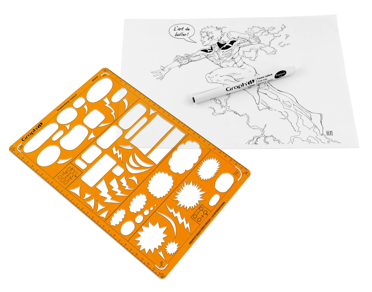GRAPH'IT TRACE BULLE COMICS MANGA B
