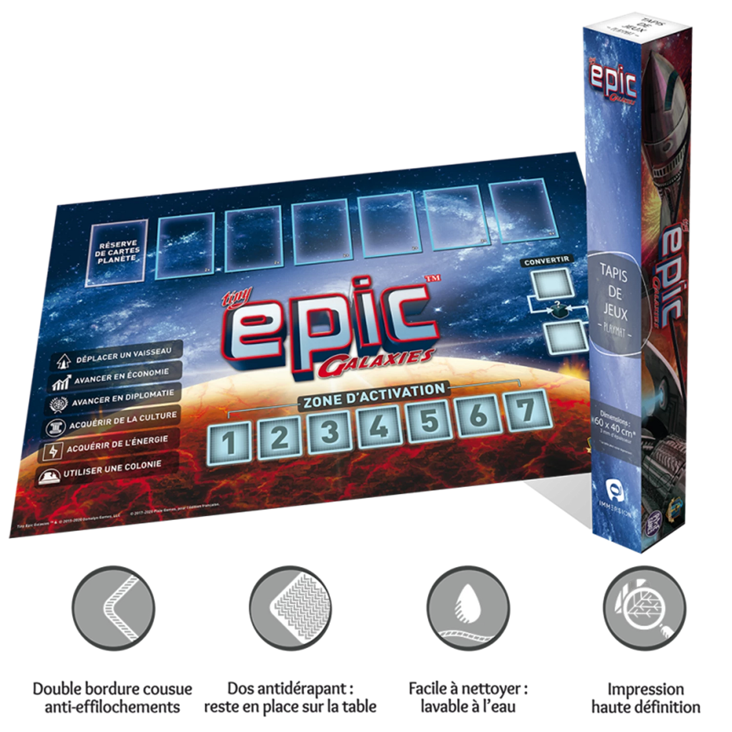 EPISCHE KLEINE GALAXIEN SPIELMATTE (DE)