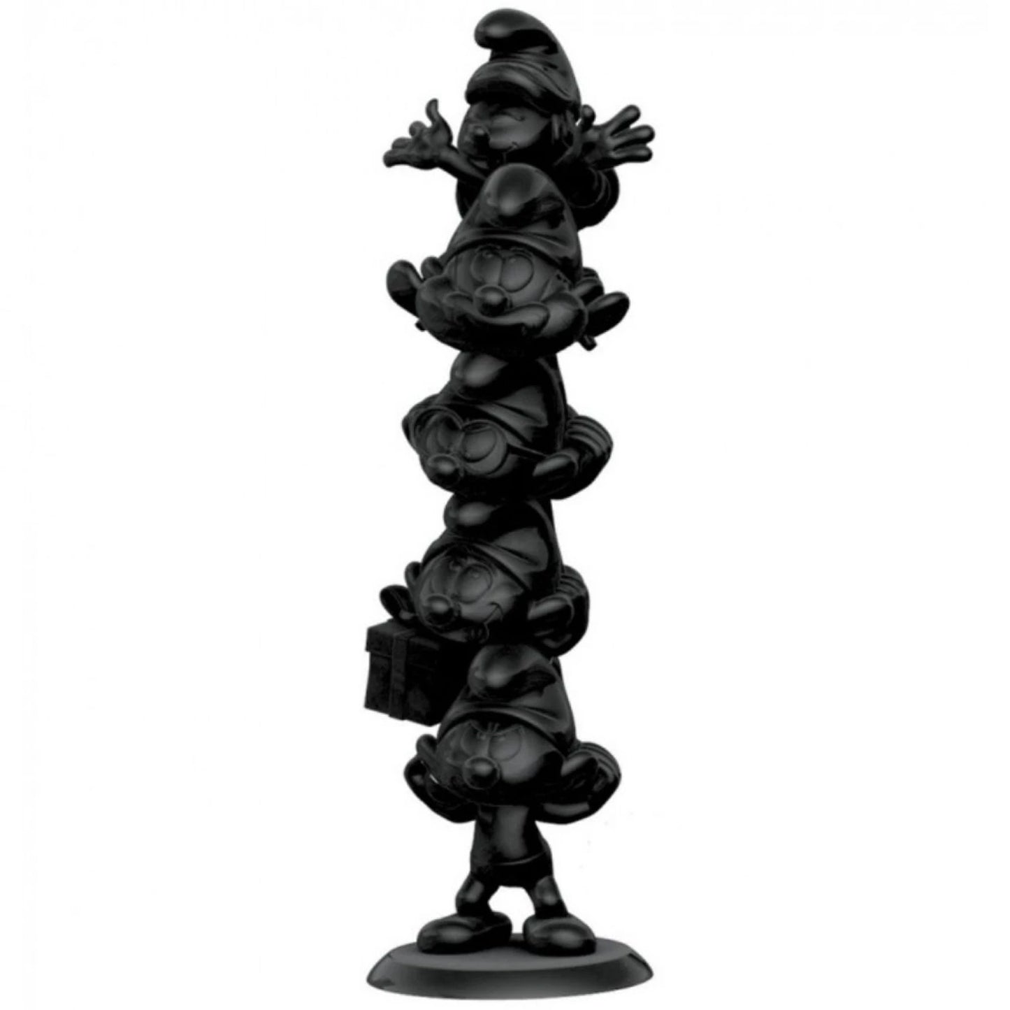 SCHLÜMPFE-SÄULE SCHWARZ, LIMITIERTE AUFLAGE