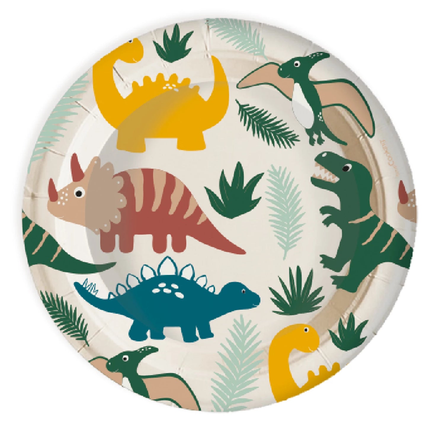 8 DINO TELLER, 23 CM DURCHMESSER