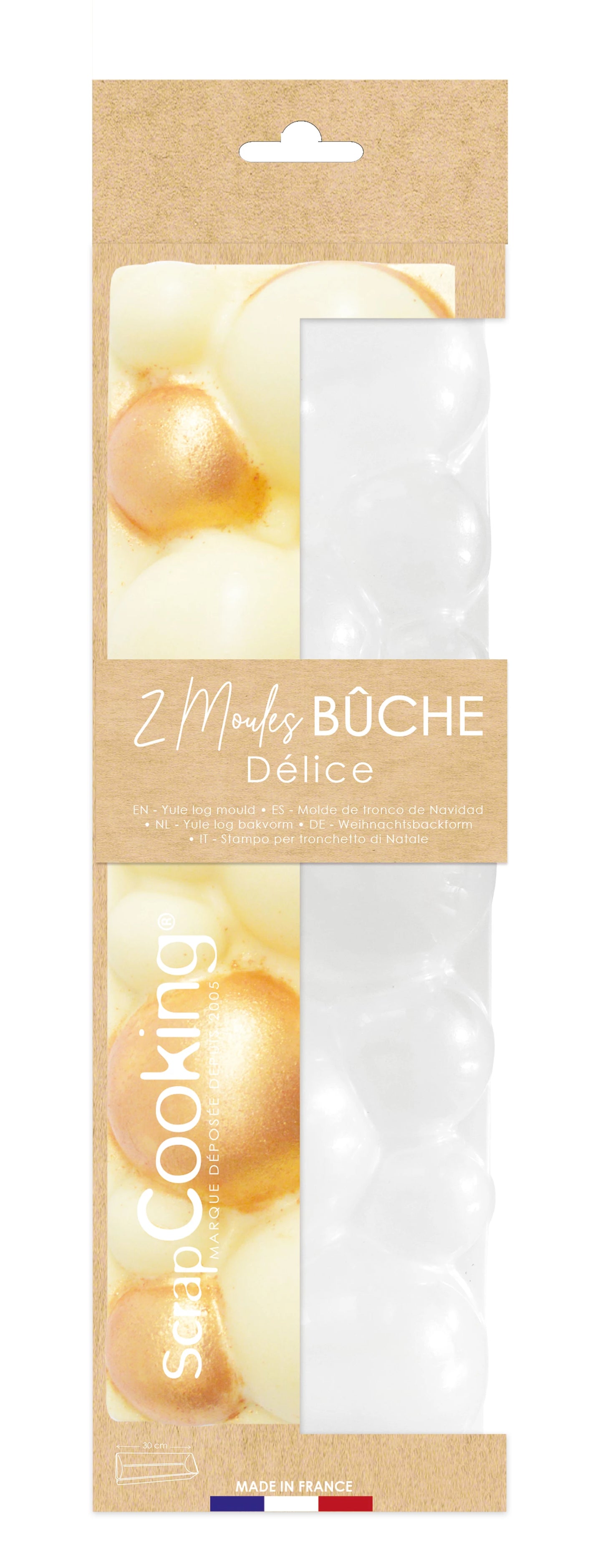 2 MOULES FAGGIO DÉLICE PET RECYCLÉ
