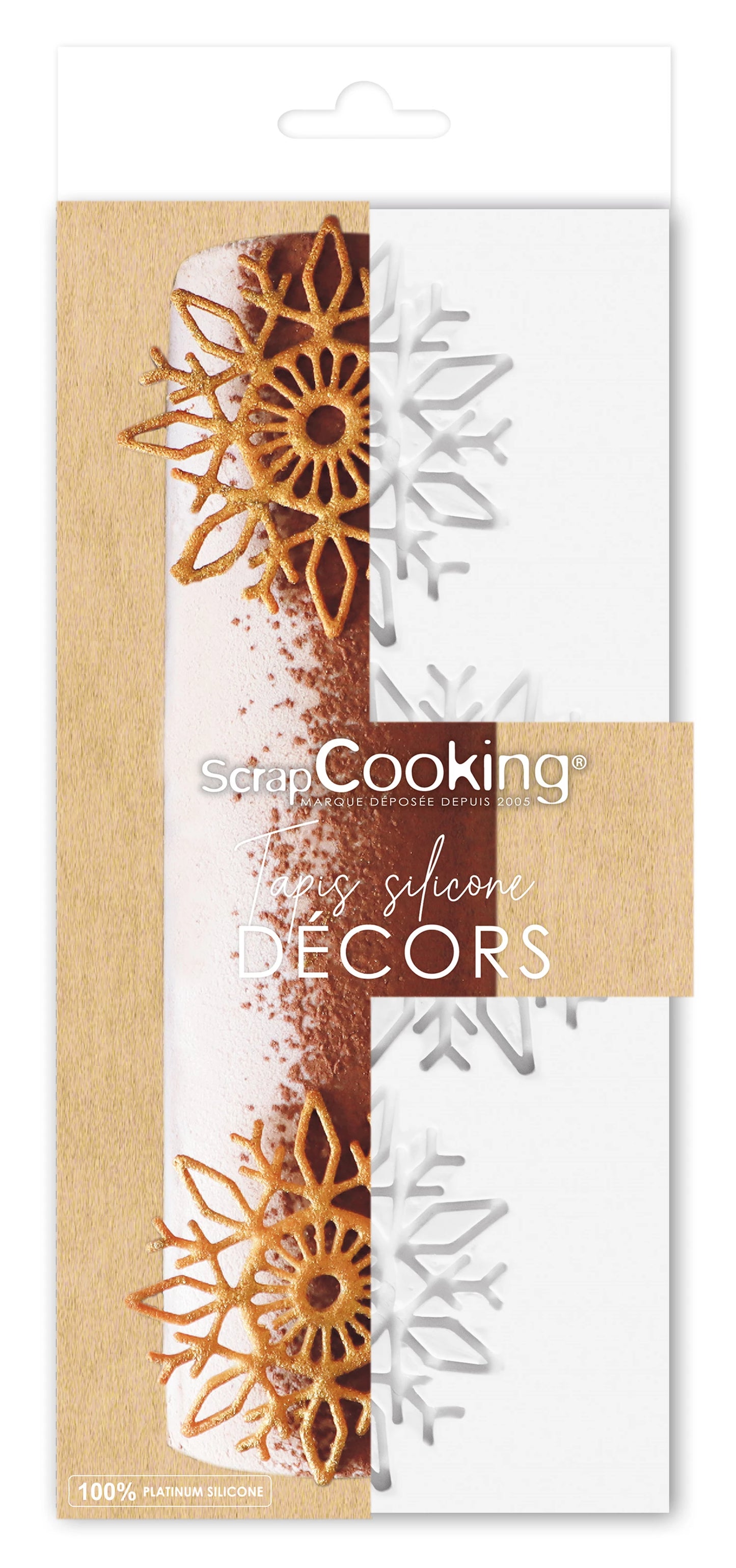 TAPIS SILICONE DÉCORS FLOCON