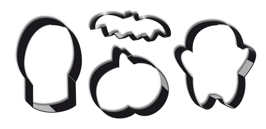 4 HALLOWEEN-AUSSTECHER