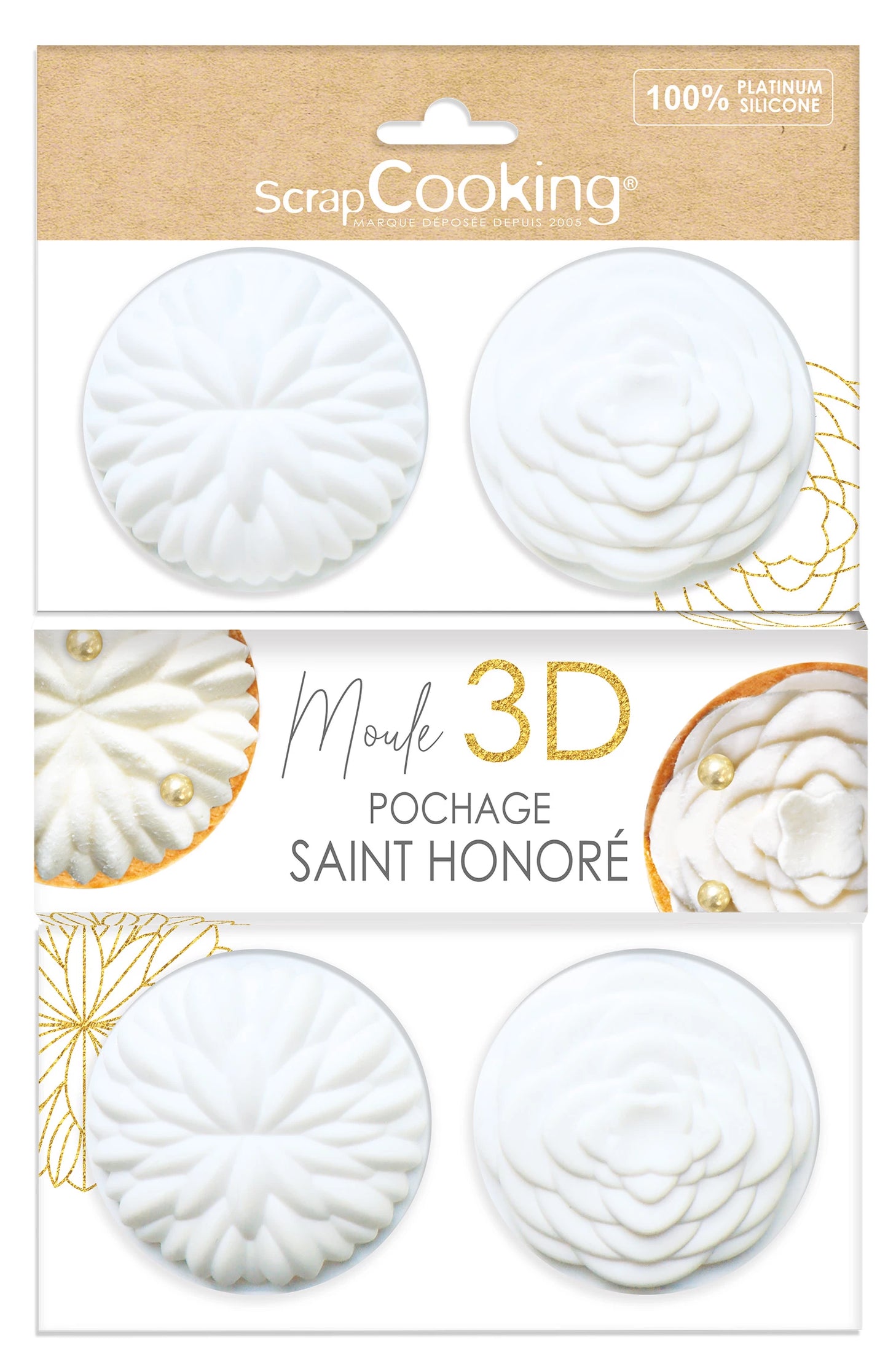 3D SILIKONFORMA SAINT-HONORÉ Ø 7CM
