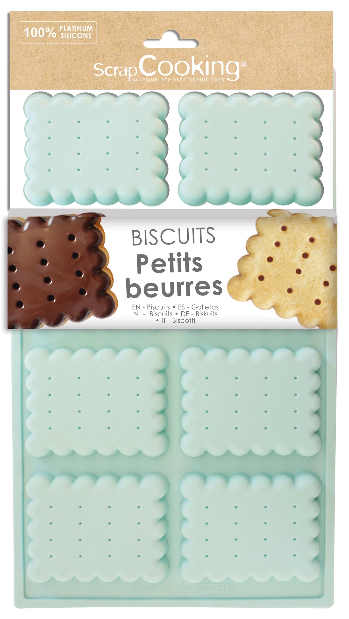 MOULE BISCOTTO AL SILICONE PETIT BEURRE
