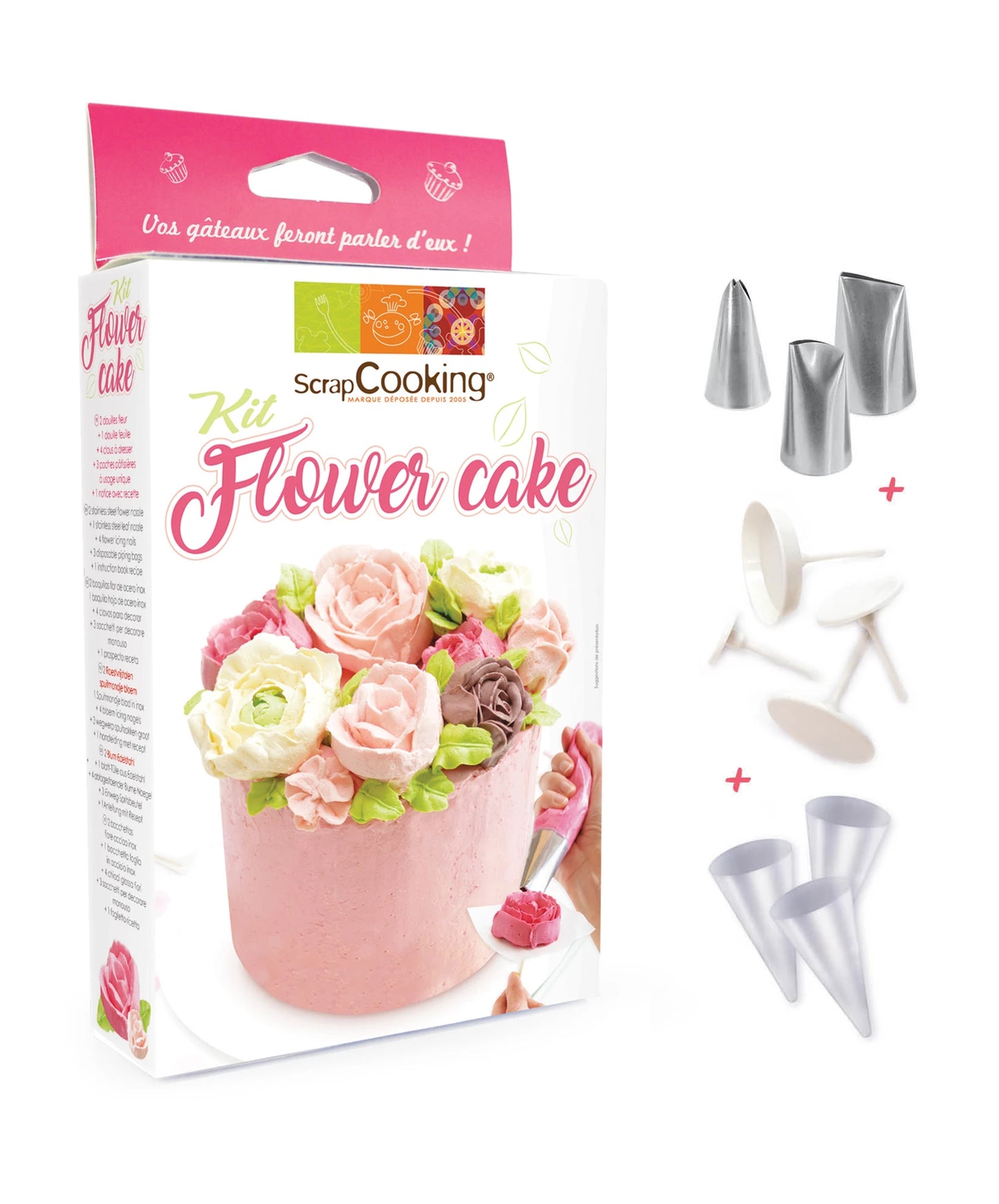 GÂTEAU EN FORME DE FLEUR