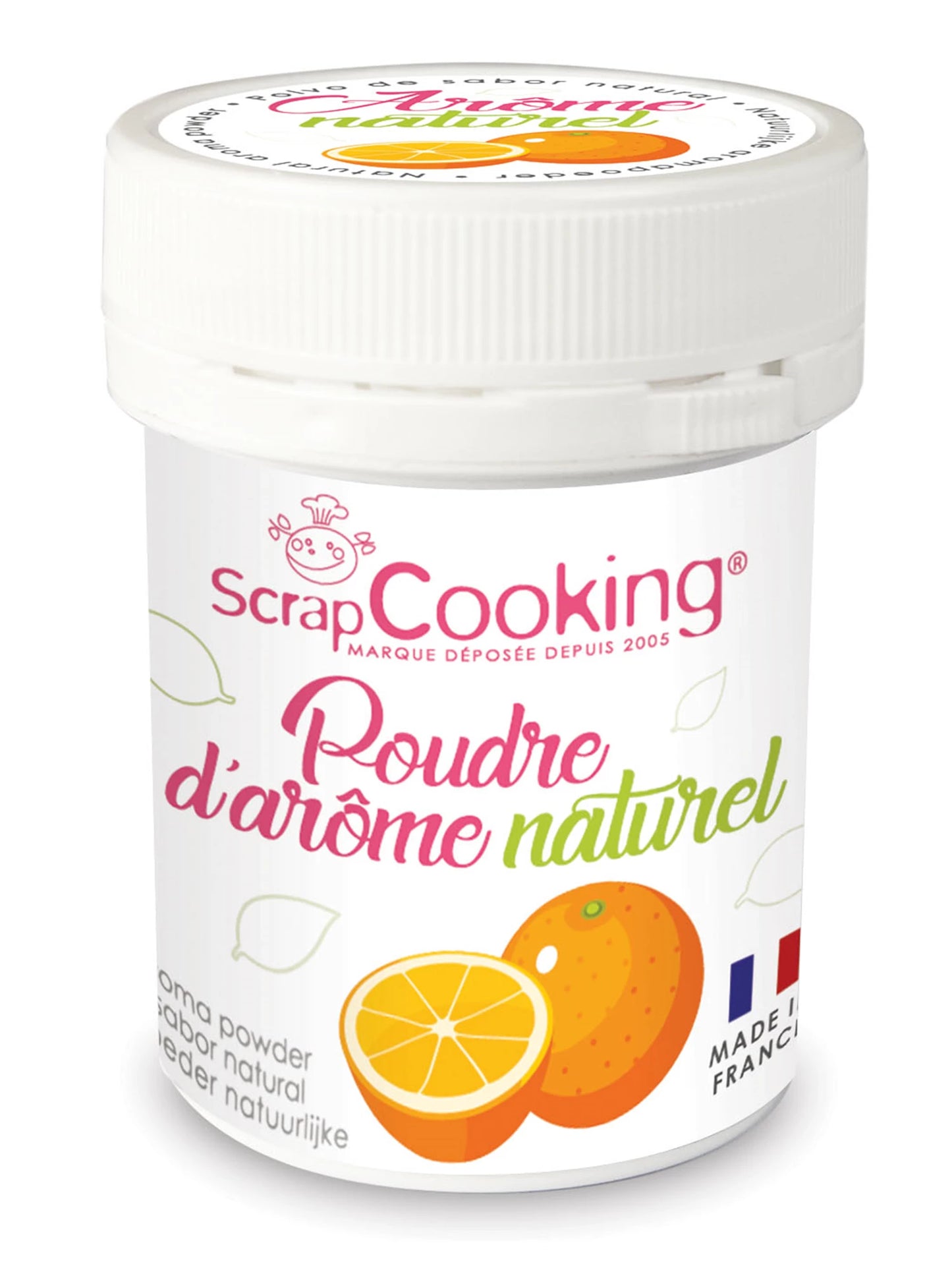 NATÜRLICHES AROMA-PULVER ORANGE 15G DOSE