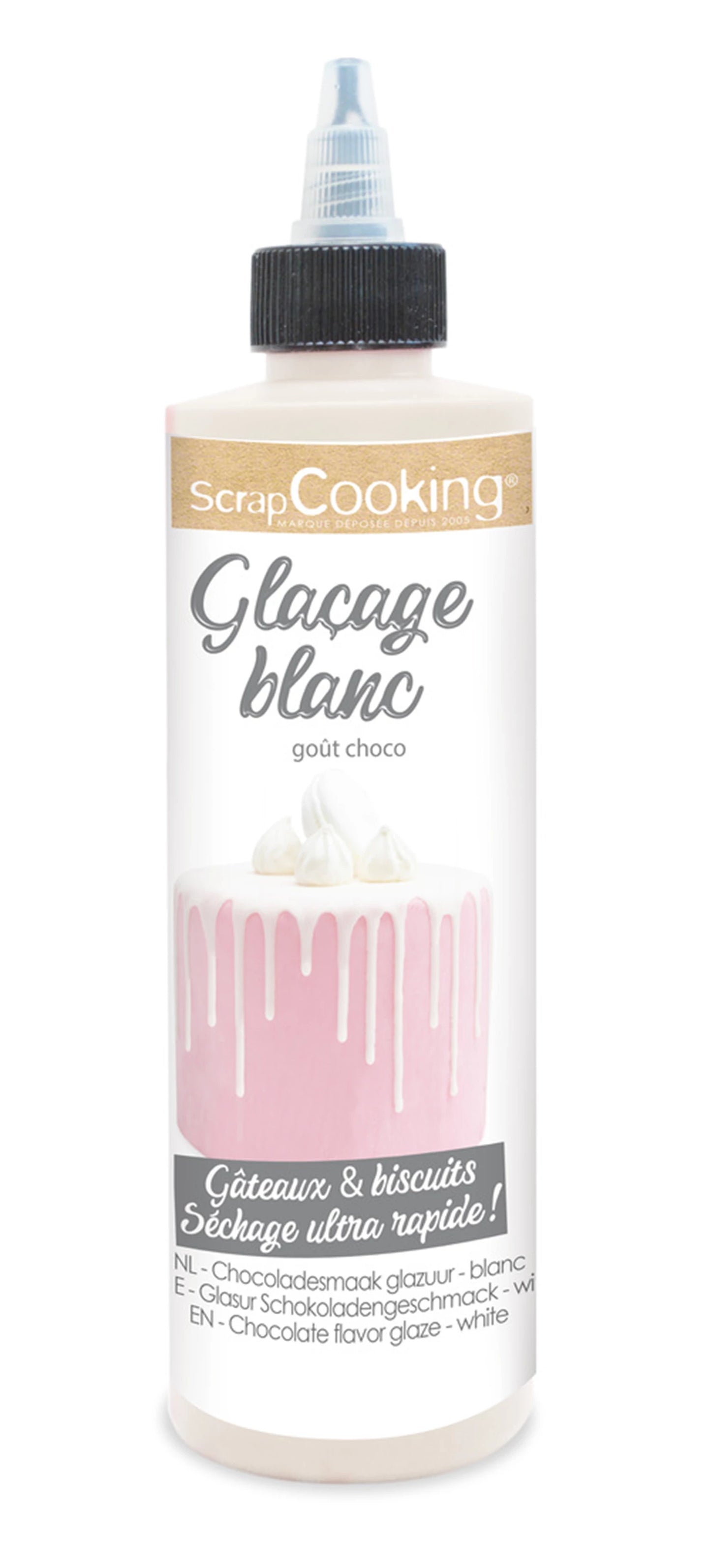 WEISSE SCHOKOLADENGLASUR 130G