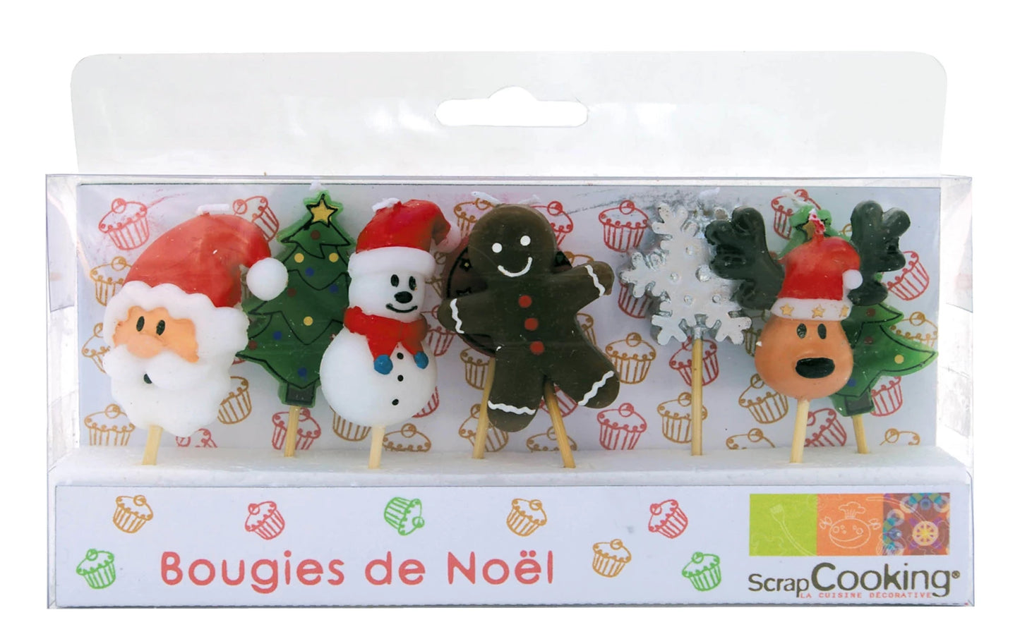 8 KERZEN FÜR WEIHNACHTEN