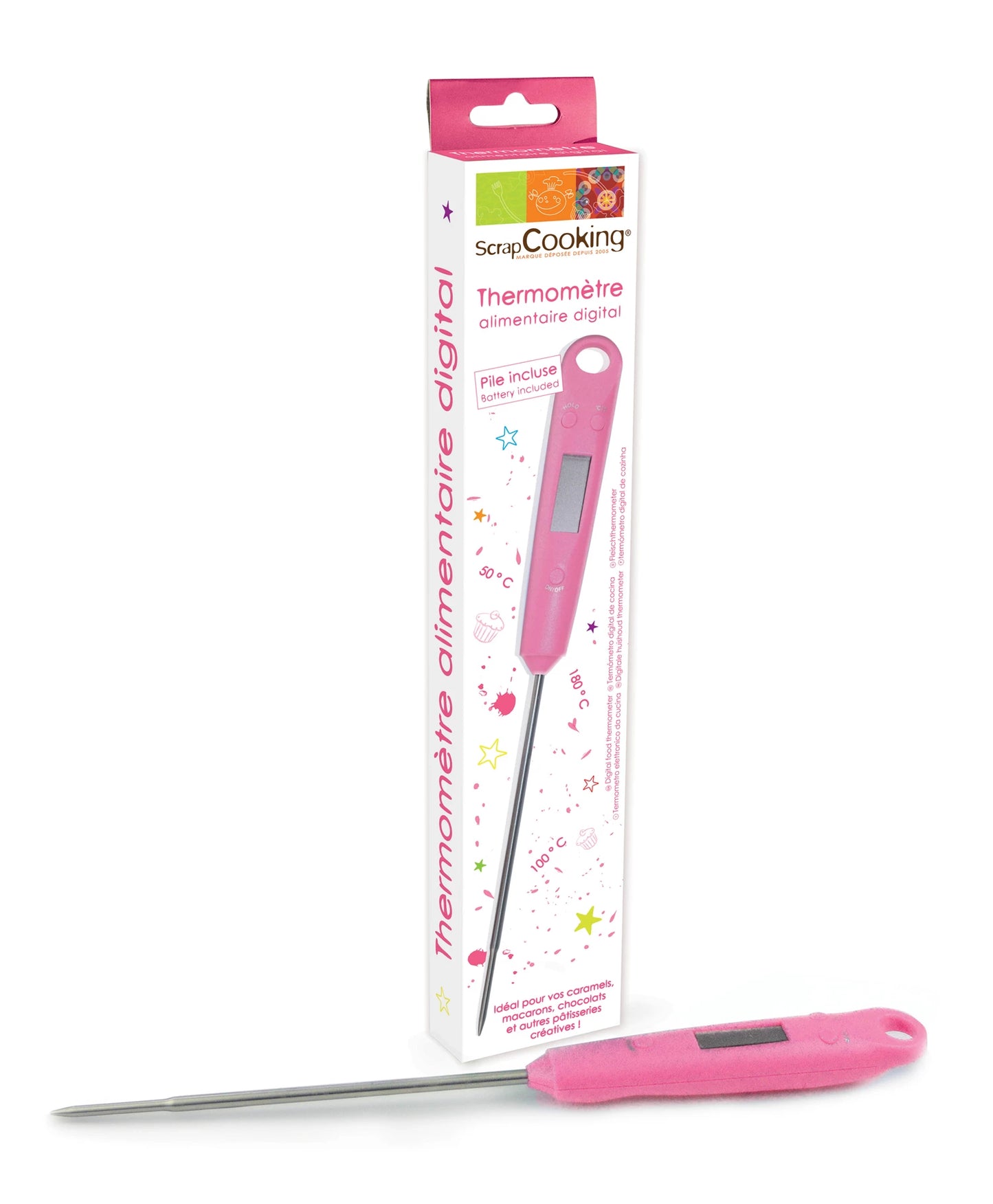 LEBENSMITTELTHERMOMETER MIT BATTERIE