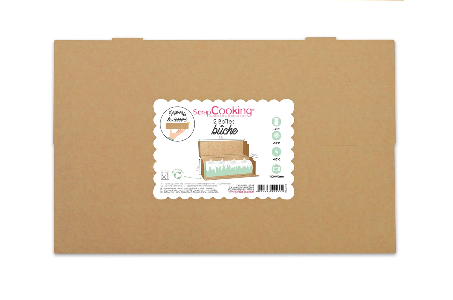 2 KUCHENSCHACHTELN AUS BUCHE 35X11X11 CM