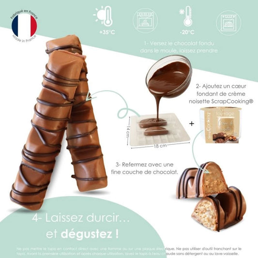 SCRAPCOOKING - STAMPO PER CIOCCOLATO, CIOCCOLATO BUENO - F/D/I/ML
