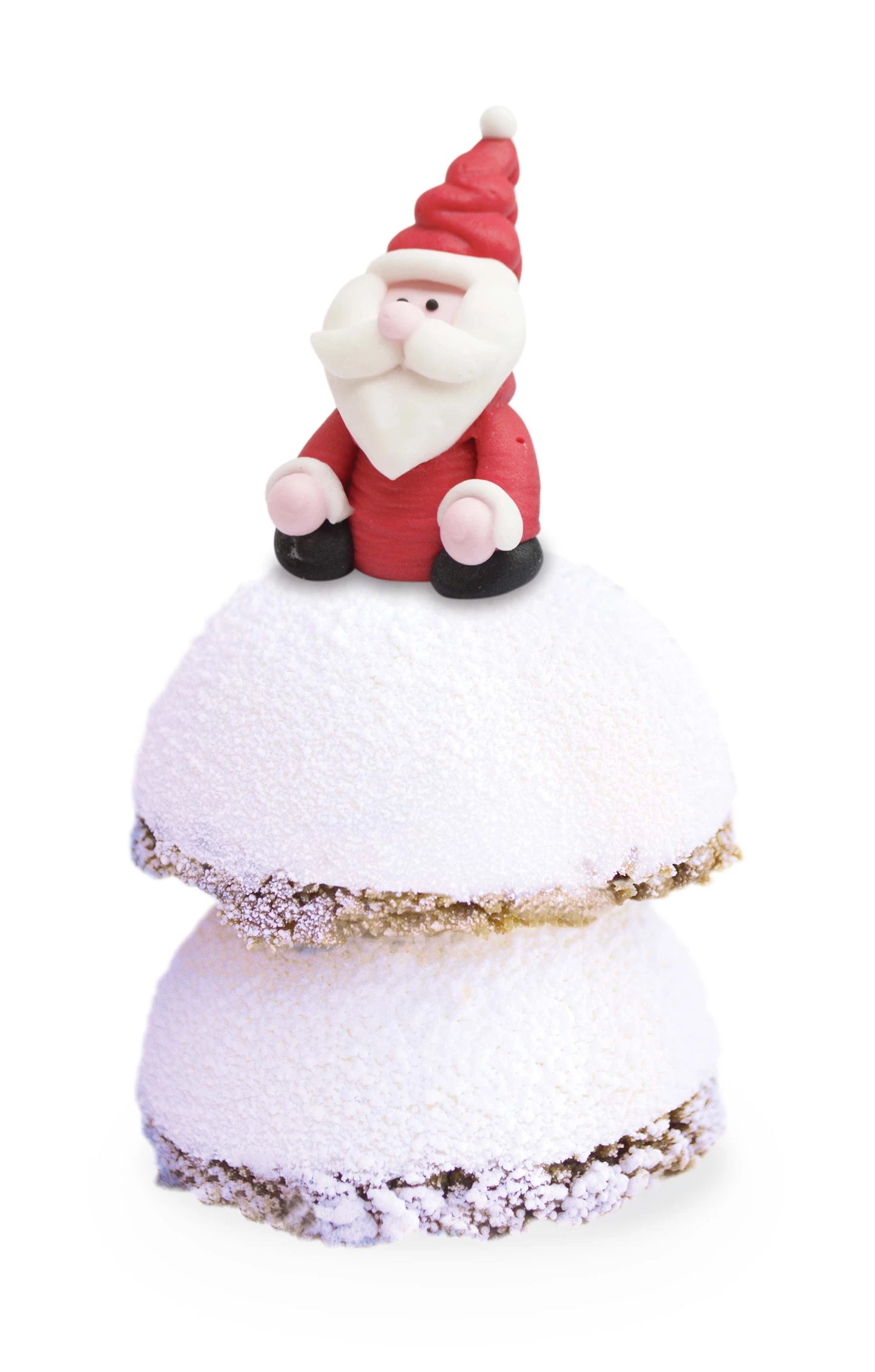 FIGURE DI ZUCCHERO 3D NATALE 3 PEZZI