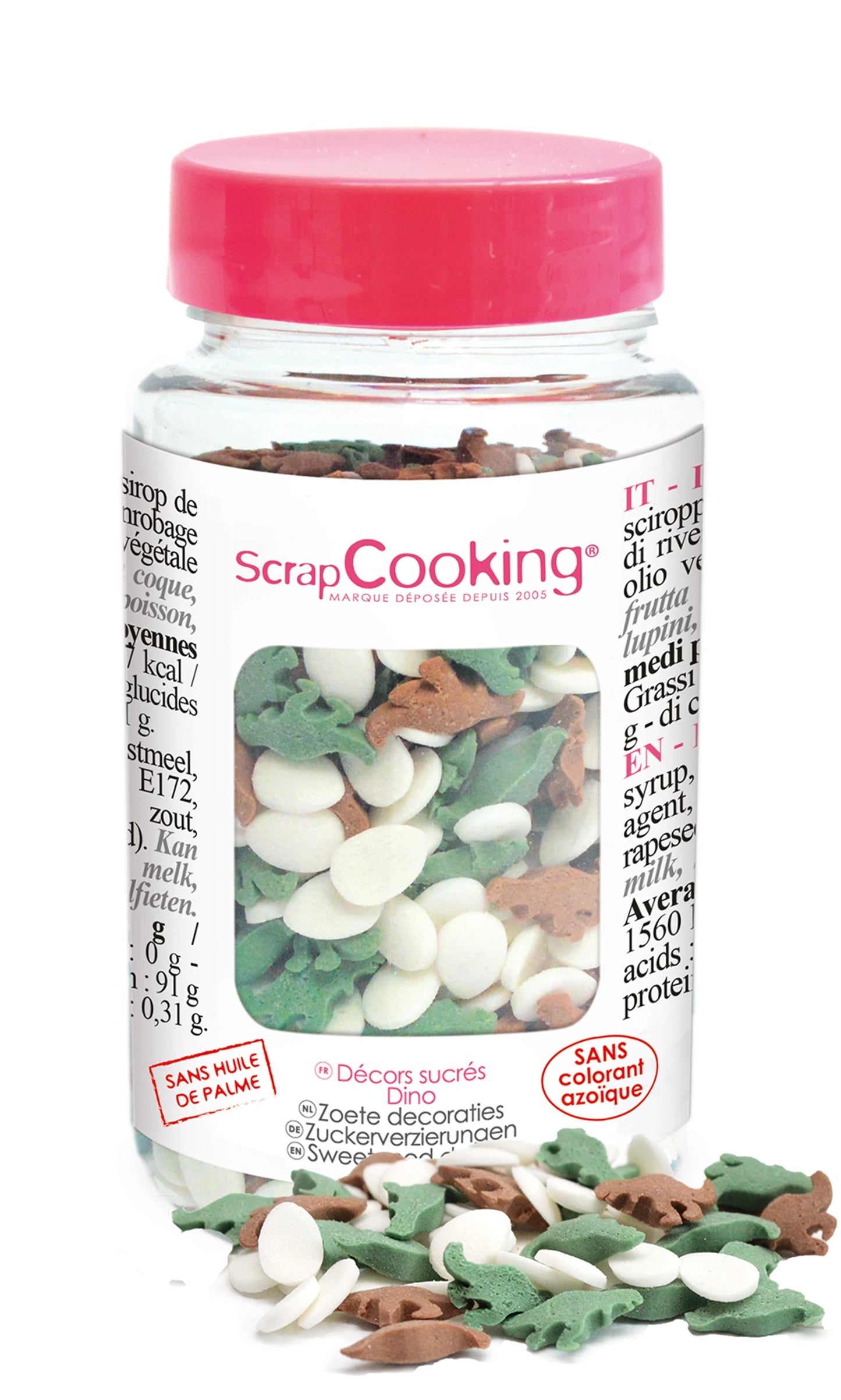 DINOSAURI DI ZUCCHERO DECORATIVI 55G