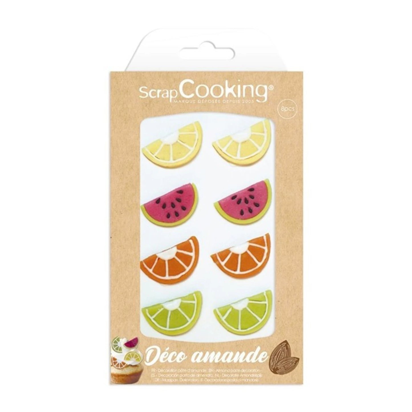 SCRAPCOOKING - MARZIPANDEKOR TUTTI FRUTTI - F/D/I/ML