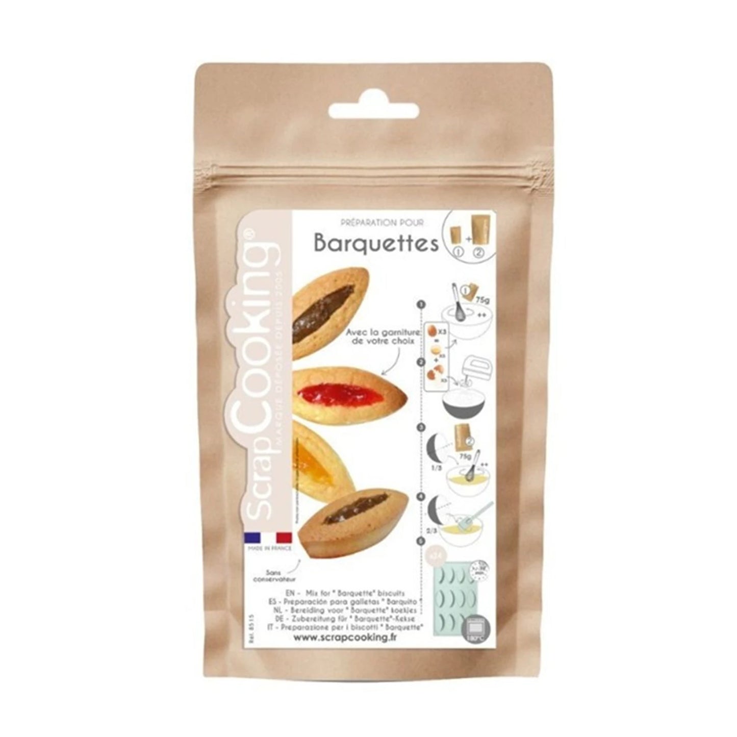 SCRAPCOOKING - ZUBEREITUNG FÜR RIEGEL 150G - F/D/I/ML