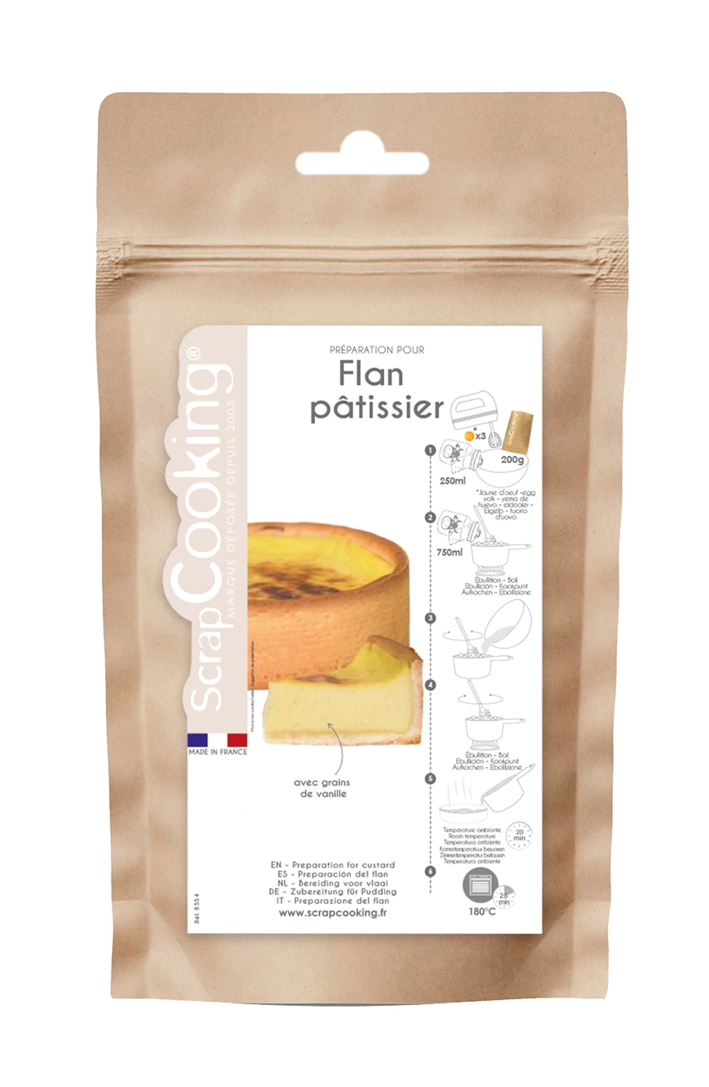 PRÉPARATION POUR FLAN PÂTISSIER 400G