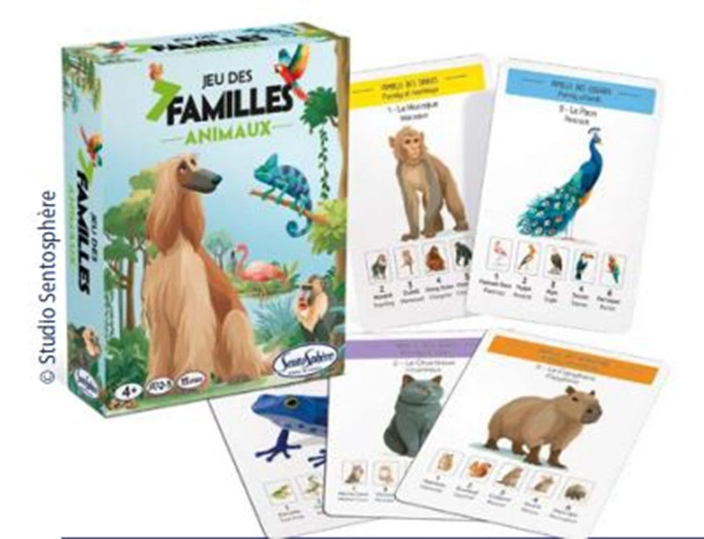 SENTOSPHERE - FAMILIENKARTENSPIEL TIERE (FR) - F