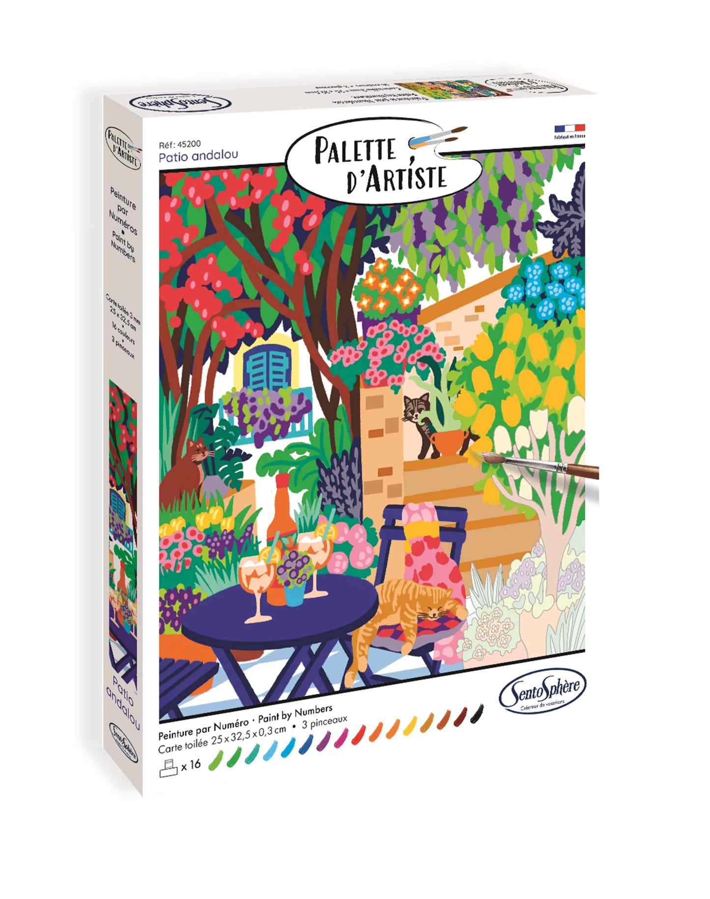 PALETTE D'ARTISTE PATIO ANDALOU (FR-DE-IT-EN-ES-NL-PT)