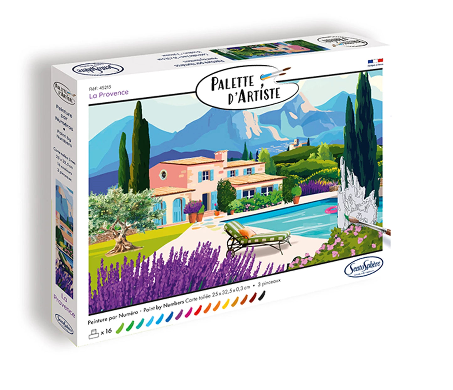 PALETTE D'ARTISTE LA PROVENCE (FR-DE-IT-EN-ES-NL-PT)