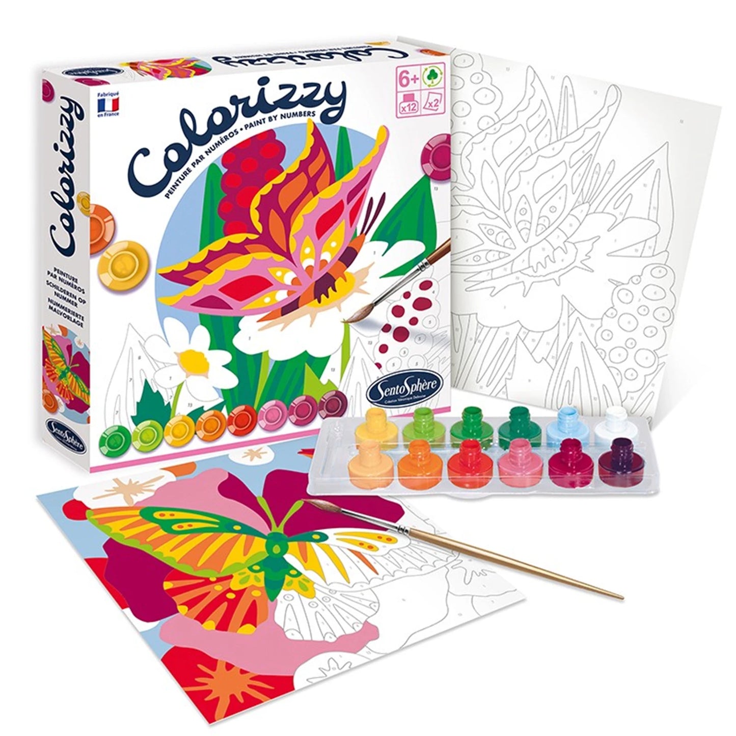 PAPILLONS COLORÉS (FR-DE-IT-EN-ES-NL)