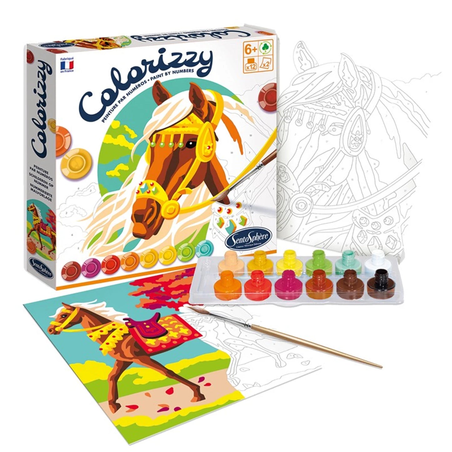 CHEVAUX COLORIZZY (FR-DE-IT-EN-ES-NL)