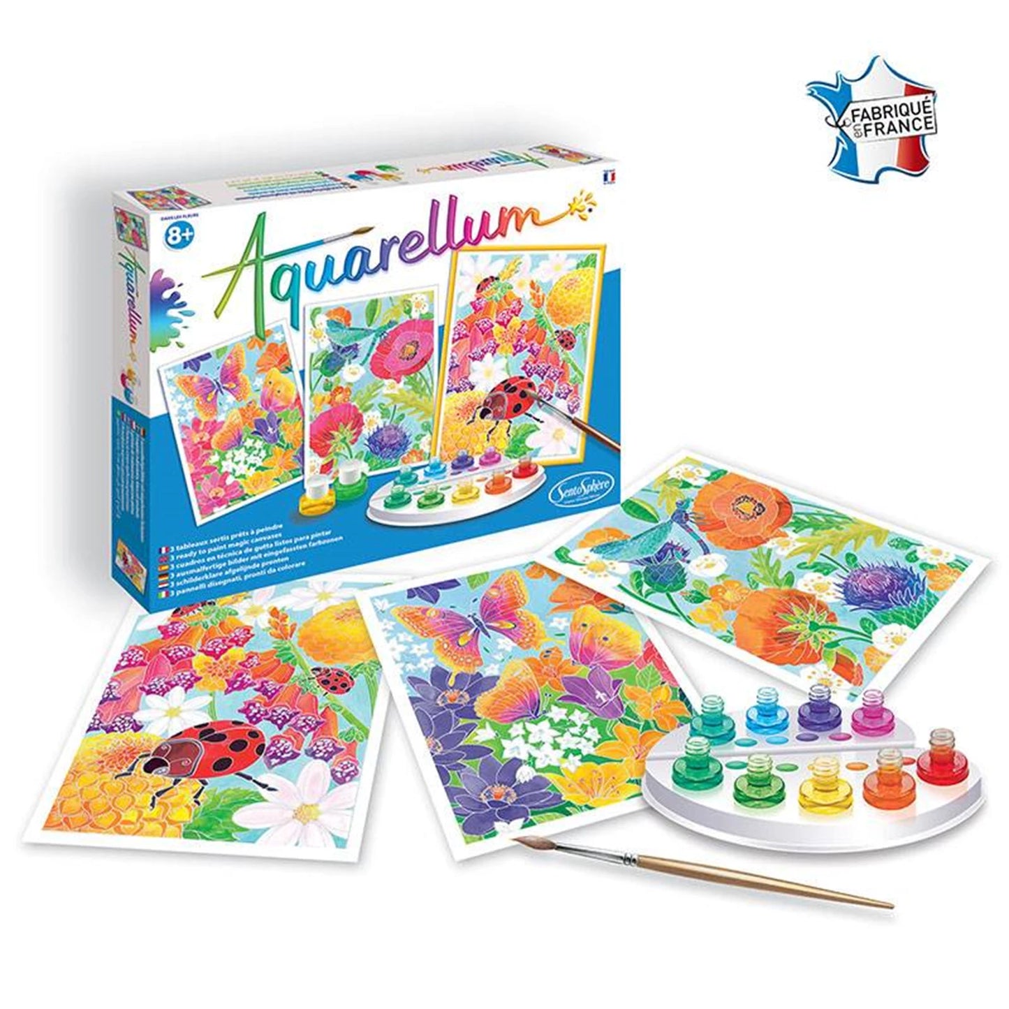 AQUARELLUM GM 3T FLEURS (FR-DE-IT-EN-ES-NL)
