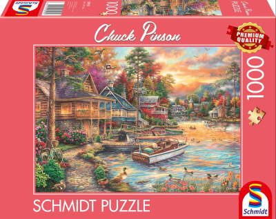 PUZZLE RIVA DE NUIT 1000 PCES - SCHMIDT