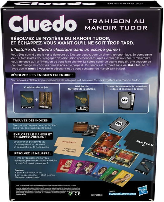 CLUEDO ESCAPE DER VERRAT - HASBROGAMING - DE