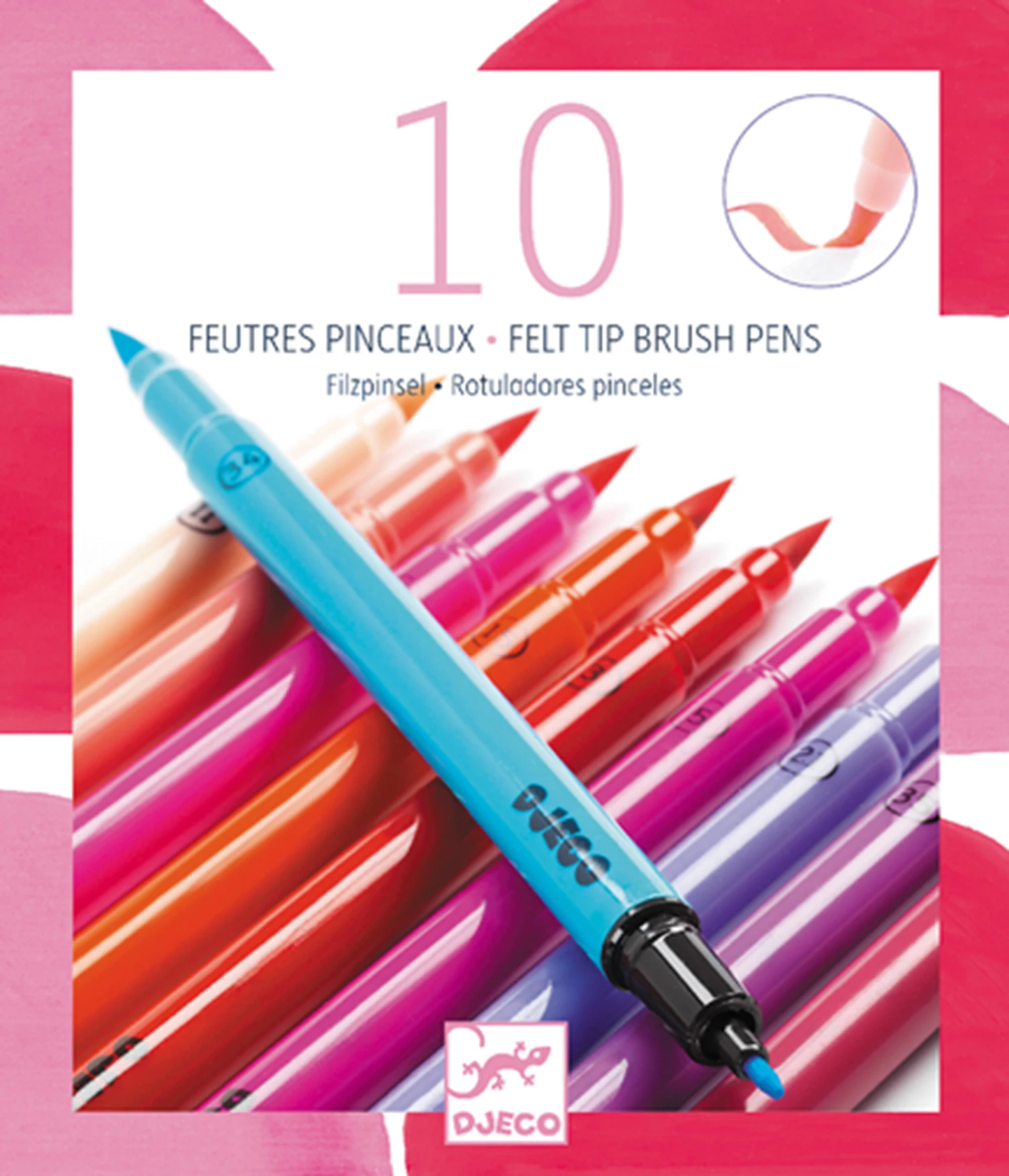 10 PENNELLI IN FELTRO - DJECO