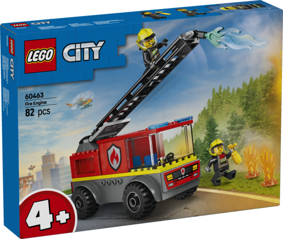 CAMION DE POMPIER AVEC ÉCHELLE - CITY FIRE 60463 - LEGO