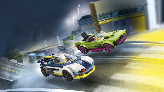 COURSE-POURSUITE EN VOITURE DE COURSE - CITY POLICE 60415 - LEGO