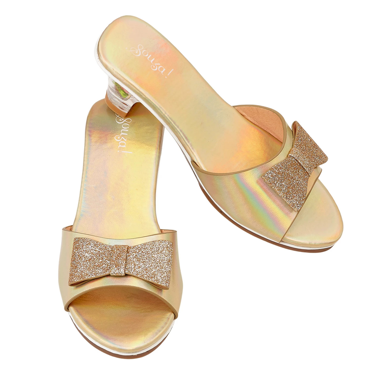 SCHUHE MIT GOLDABSATZ 22/28 GR. - SOUZA